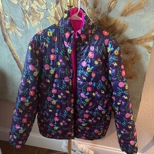 Reversible Alice in Wonderland Puffer Jacket